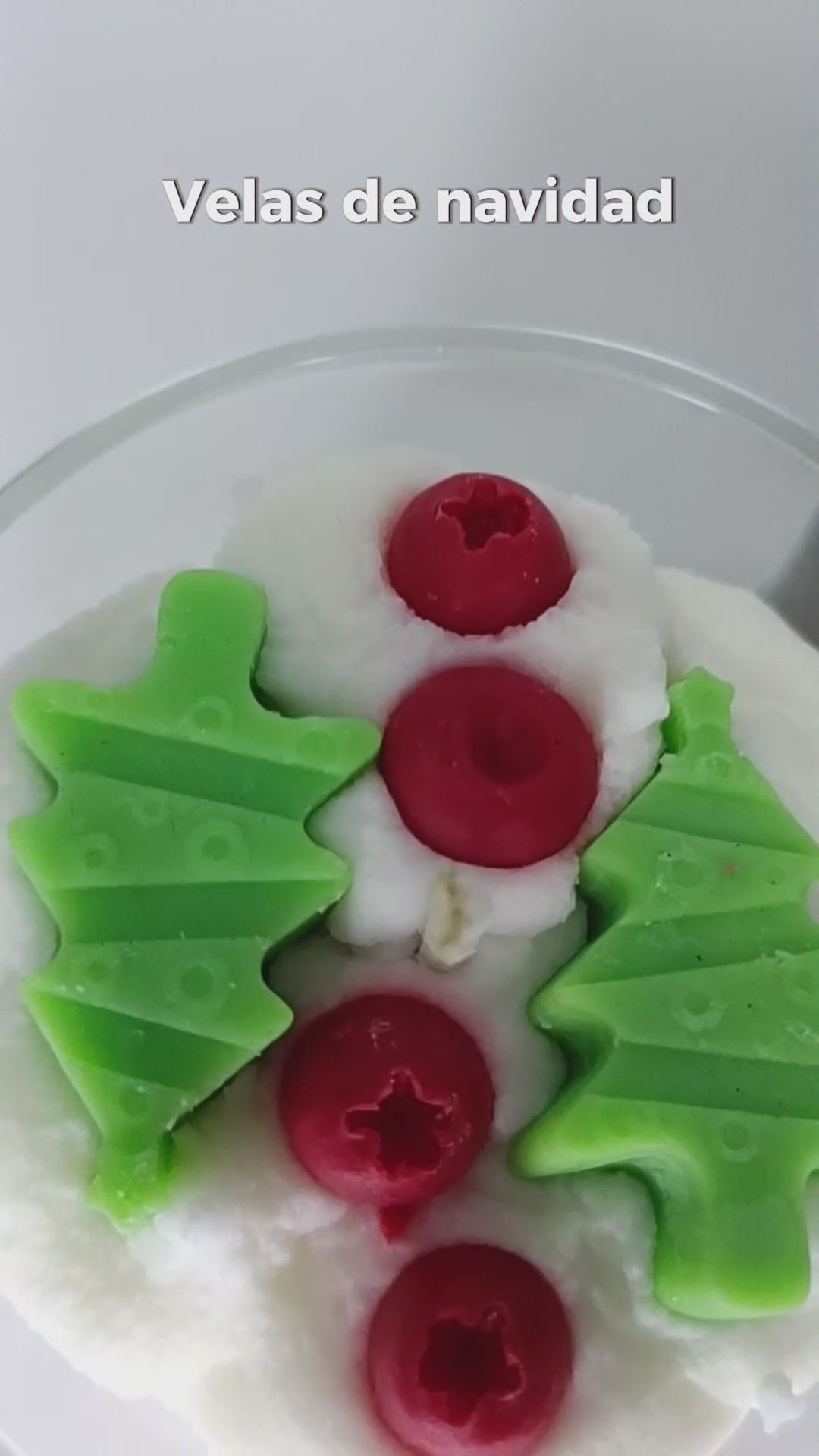 vela de pino de navidad